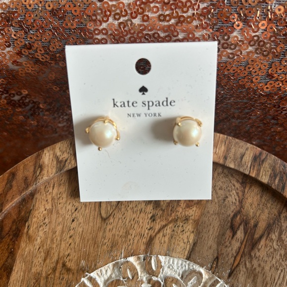 Kate Spade Pearl Gumdrop Studs - Picture 2 of 6